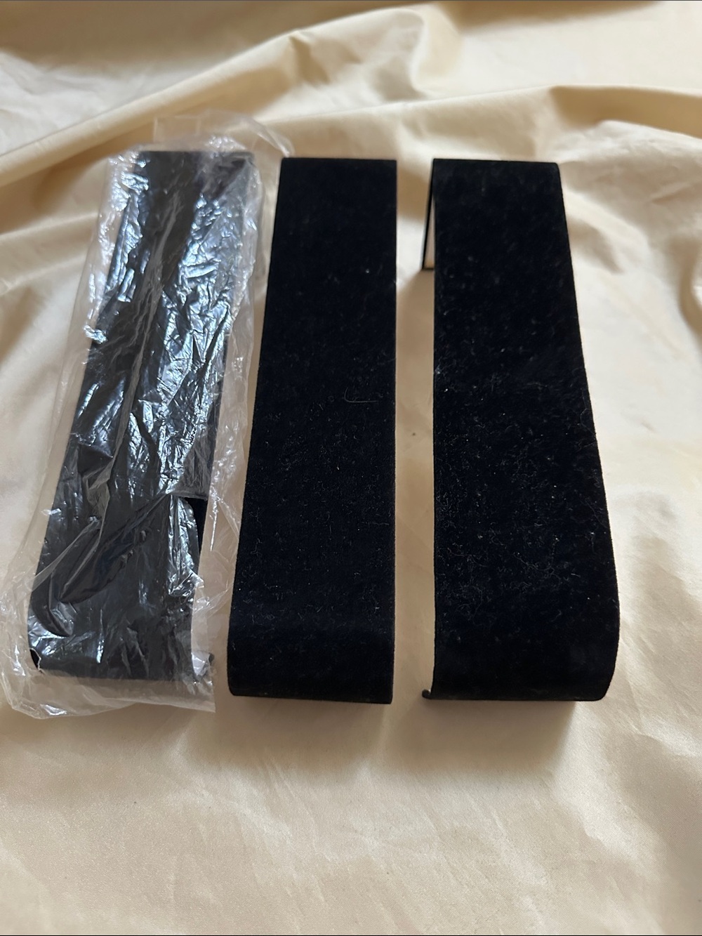 Black Velvet Earring Display Stands - Set of 3